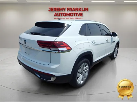 Another view of 2021 Volkswagen Atlas Cross Sport 3.6L V6 SE w/Technology for sale in Blue Springs, MO at Jeremy Franklin Automotive of Blue Springs