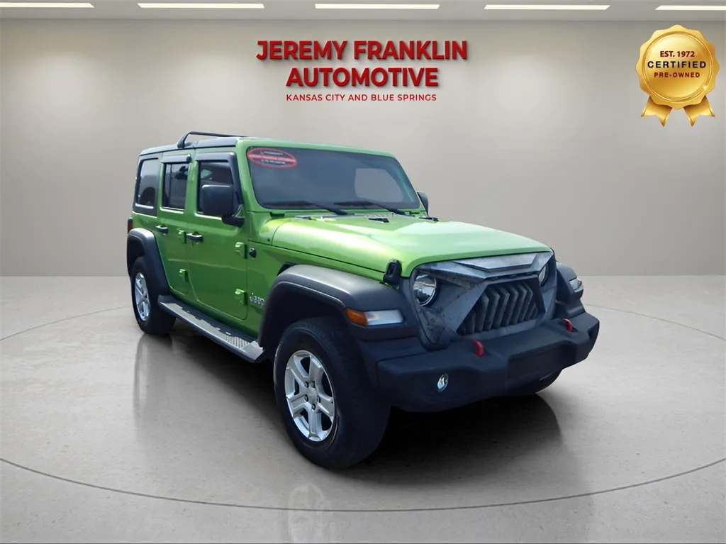Green 2018 Jeep Wrangler Unlimited Sport S for sale in Blue Springs, MO