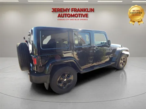 Photos of 2016 Jeep Wrangler Unlimited Sahara for sale in Blue Springs, MO at Jeremy Franklin Automotive of Blue Springs