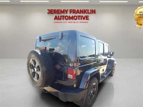 Another view of 2016 Jeep Wrangler Unlimited Sahara for sale in Blue Springs, MO at Jeremy Franklin Automotive of Blue Springs