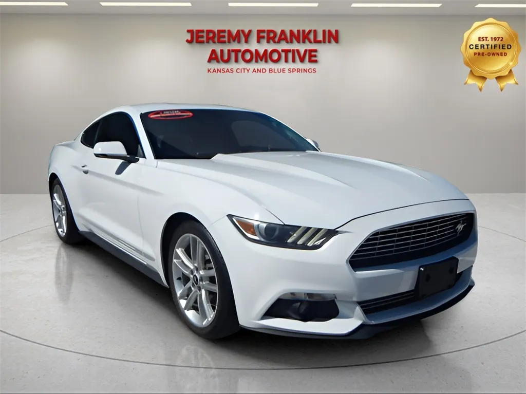White 2016 Ford Mustang EcoBoost Premium for sale in Blue Springs, MO