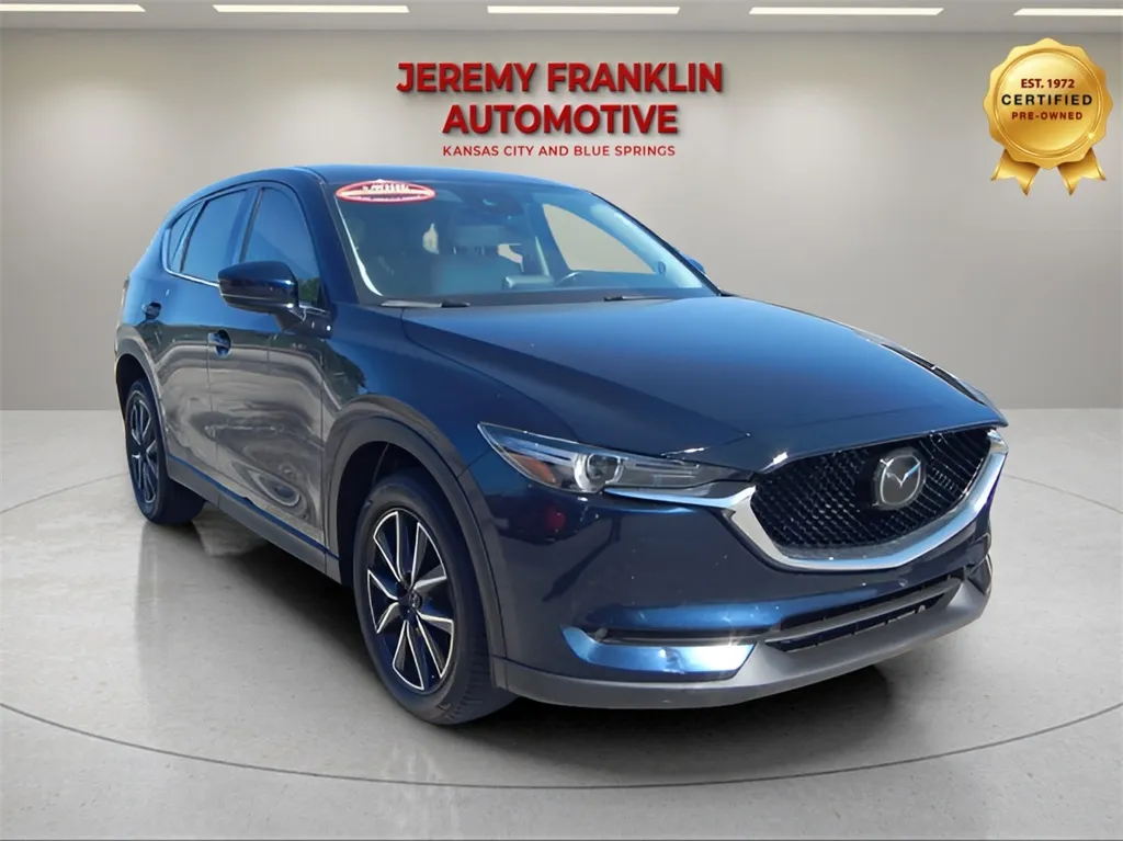 Blue 2018 Mazda CX-5 Grand Touring for sale in Blue Springs, MO