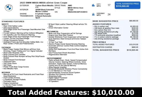 Another view of 2023 BMW 8 Series M850i xDrive Gran Coupe for sale in Duluth, GA at Autoplex Atlanta