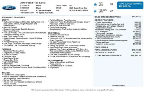 Another view of 2019 Ford F-150 Lariat for sale in Duluth, GA at Autoplex Atlanta