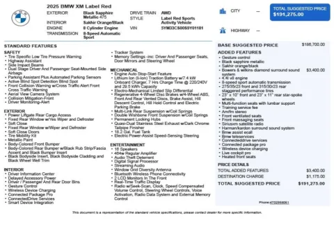 Another view of 2025 BMW XM Label for sale in Duluth, GA at Autoplex Atlanta