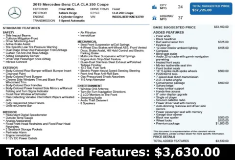Another view of 2019 Mercedes-Benz CLA 250 for sale in Duluth, GA at Autoplex Atlanta