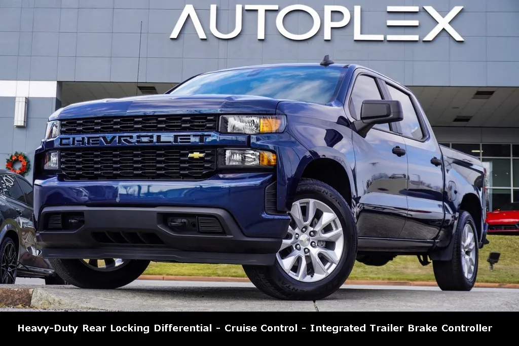 Blue 2020 Chevrolet Silverado 1500 Custom for sale in Duluth, GA