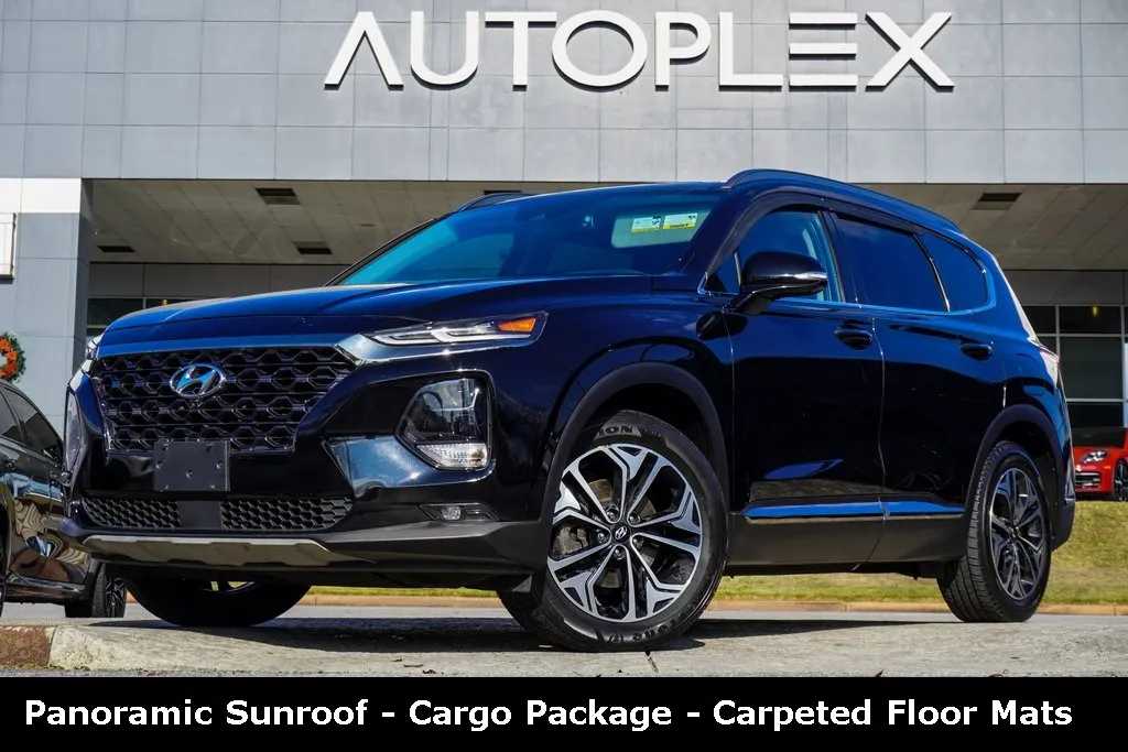 Black 2019 Hyundai Santa Fe Ultimate for sale in Duluth, GA