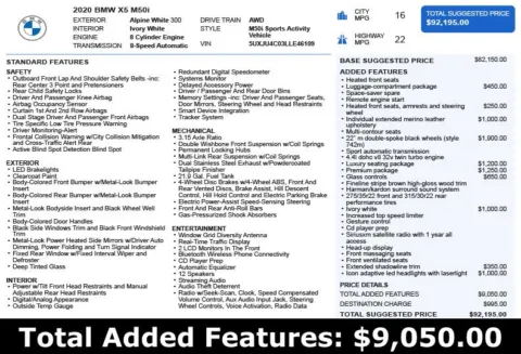 Another view of 2020 BMW X5 M50i for sale in Duluth, GA at Autoplex Atlanta