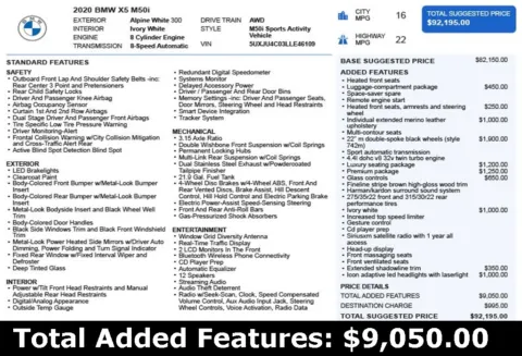 Another view of 2020 BMW X5 M50i for sale in Duluth, GA at Autoplex Atlanta