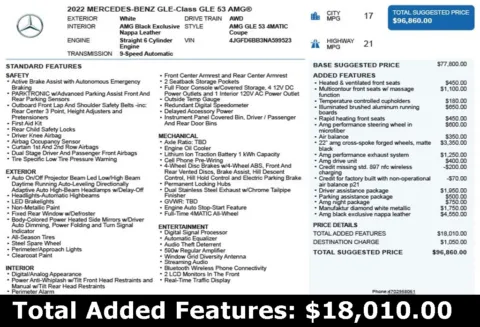 Another view of 2022 Mercedes-Benz GLE 53 AMG for sale in Duluth, GA at Autoplex Atlanta