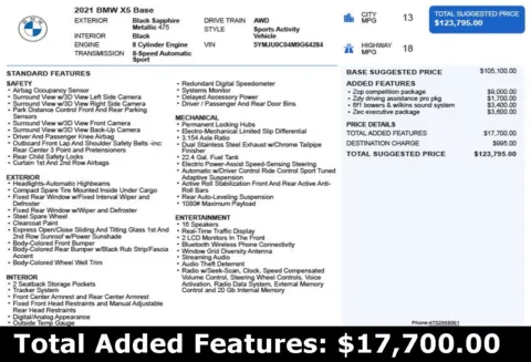 Another view of 2021 BMW X5 M for sale in Duluth, GA at Autoplex Atlanta