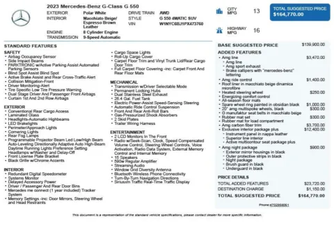 Another view of 2023 Mercedes-Benz G-Class G 550 for sale in Duluth, GA at Autoplex Atlanta