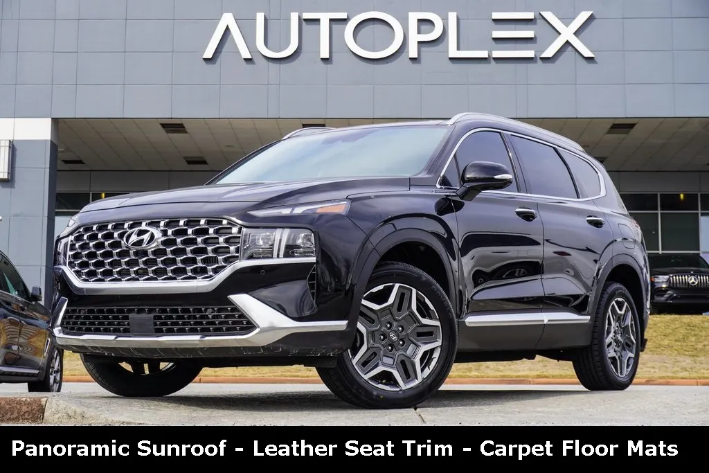 Black 2023 Hyundai Santa Fe Hybrid Limited for sale in Duluth, GA