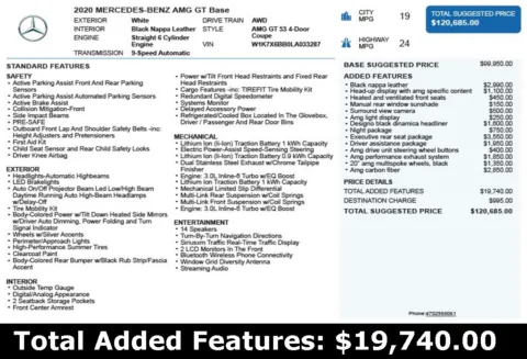 Another view of 2020 Mercedes-Benz AMG GT 53 for sale in Duluth, GA at Autoplex Atlanta