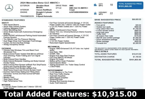 Another view of 2024 Mercedes-Benz GLE 53 AMG for sale in Duluth, GA at Autoplex Atlanta