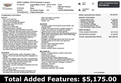 Another view of 2024 Cadillac XT6 Premium Luxury for sale in Duluth, GA at Autoplex Atlanta