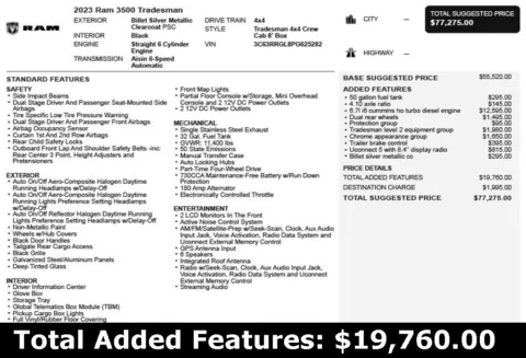 Another view of 2023 Ram 3500 Tradesman for sale in Duluth, GA at Autoplex Atlanta