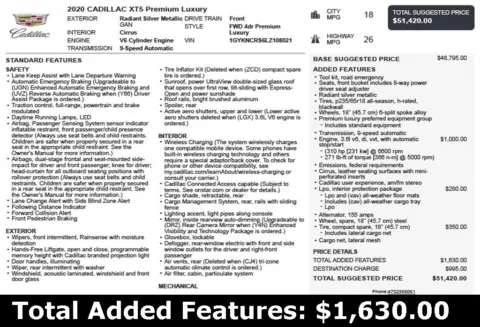 Another view of 2020 Cadillac XT5 Premium Luxury for sale in Duluth, GA at Autoplex Atlanta