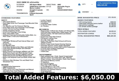 Another view of 2025 BMW X5 xDrive50e for sale in Duluth, GA at Autoplex Atlanta