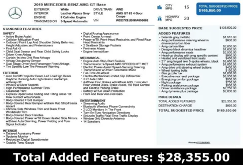 Another view of 2019 Mercedes-Benz AMG GT 63 for sale in Duluth, GA at Autoplex Atlanta