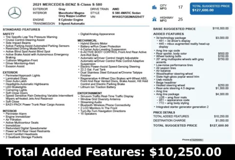 Another view of 2021 Mercedes-Benz S-Class S 580 for sale in Duluth, GA at Autoplex Atlanta