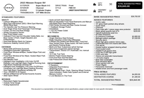 Another view of 2023 Nissan Rogue SV for sale in Duluth, GA at Autoplex Atlanta