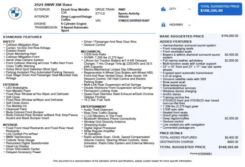 Another view of 2024 BMW XM for sale in Duluth, GA at Autoplex Atlanta