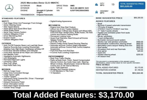 Another view of 2025 Mercedes-Benz GLS 450 for sale in Duluth, GA at Autoplex Atlanta