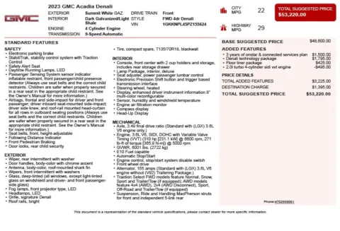 Another view of 2023 GMC Acadia Denali for sale in Duluth, GA at Autoplex Atlanta