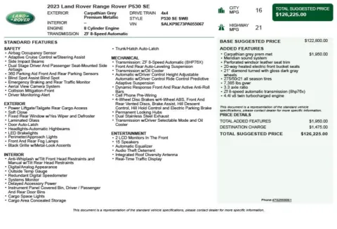 Another view of 2023 Land Rover Range Rover SE for sale in Duluth, GA at Autoplex Atlanta