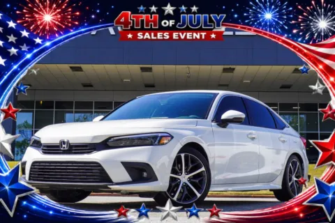 White 2022 Honda Civic Touring for sale in Duluth, GA