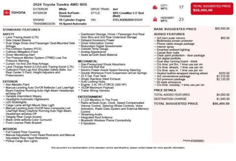 Another view of 2024 Toyota Tundra SR5 for sale in Duluth, GA at Autoplex Atlanta