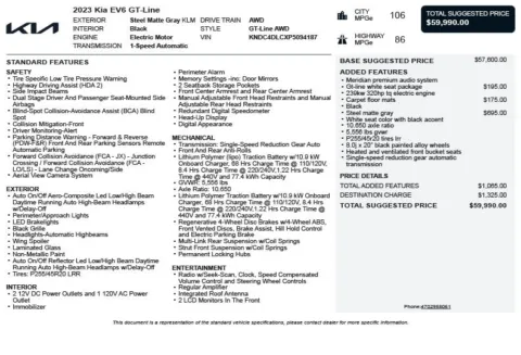 Another view of 2023 Kia EV6 GT-Line for sale in Duluth, GA at Autoplex Atlanta