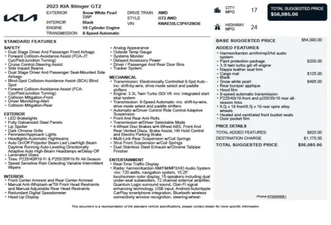 Another view of 2023 Kia Stinger GT2 for sale in Duluth, GA at Autoplex Atlanta