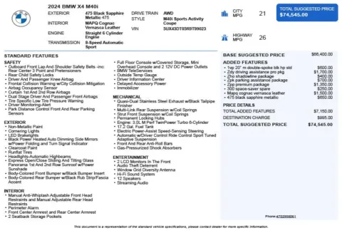 Another view of 2024 BMW X4 M40i for sale in Duluth, GA at Autoplex Atlanta