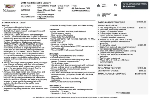 Another view of 2018 Cadillac XTS Luxury for sale in Duluth, GA at Autoplex Atlanta