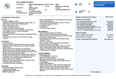 Another view of 2023 BMW X6 M50i for sale in Duluth, GA at Autoplex Atlanta