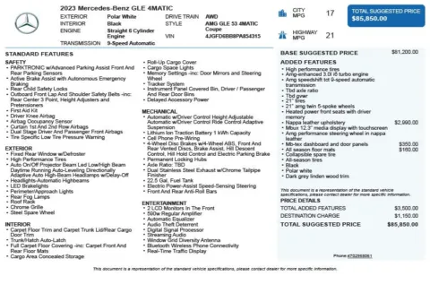 Another view of 2023 Mercedes-Benz GLE 53 AMG for sale in Duluth, GA at Autoplex Atlanta
