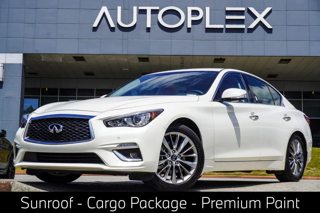 White 2023 INFINITI Q50 LUXE for sale in Duluth, GA