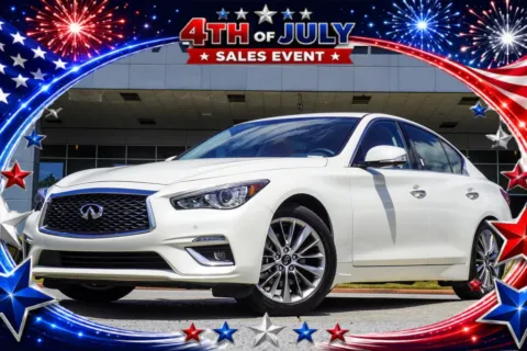 White 2023 INFINITI Q50 LUXE for sale in Duluth, GA