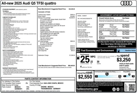 Another view of 2025 Audi Q5 2.0T Premium Plus for sale in Duluth, GA at Autoplex Atlanta