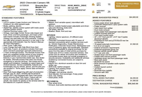 Another view of 2023 Chevrolet Camaro SS for sale in Duluth, GA at Autoplex Atlanta