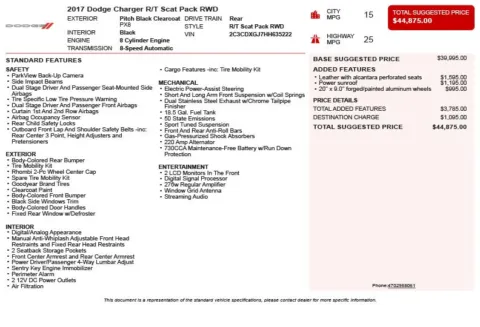 Another view of 2017 Dodge Charger R/T Scat Pack for sale in Duluth, GA at Autoplex Atlanta