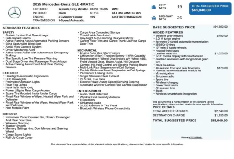 Another view of 2025 Mercedes-Benz GLE 350 for sale in Duluth, GA at Autoplex Atlanta