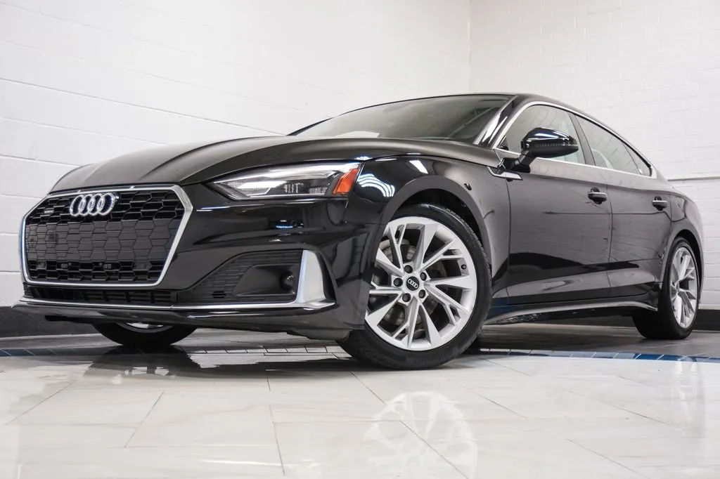 Black 2021 Audi A5 40 Premium for sale in Duluth, GA
