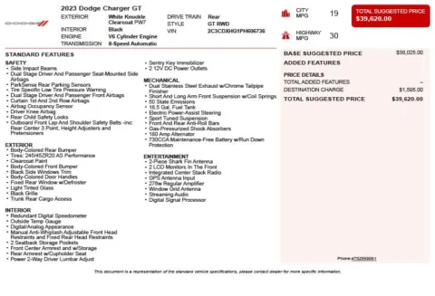 Another view of 2023 Dodge Charger GT for sale in Duluth, GA at Autoplex Atlanta