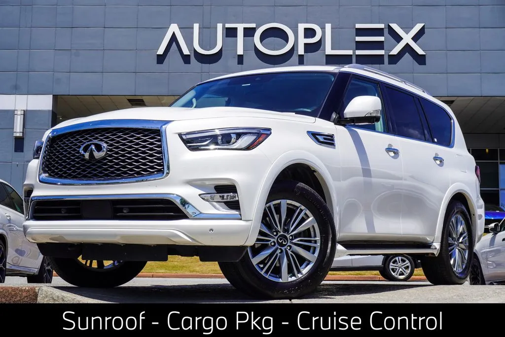 White 2023 INFINITI QX80 LUXE for sale in Duluth, GA