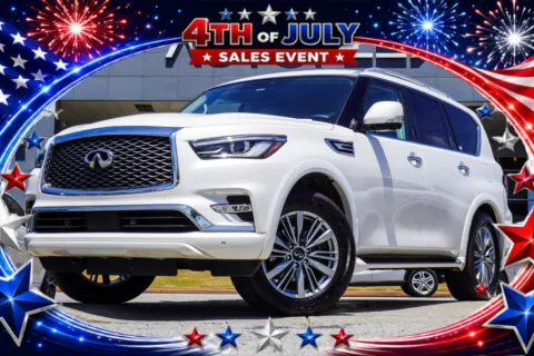 White 2023 INFINITI QX80 LUXE for sale in Duluth, GA