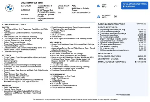 Another view of 2023 BMW X4 M40i for sale in Duluth, GA at Autoplex Atlanta